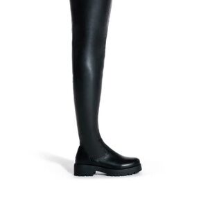 Elegant Black Over-the-Knee Women's Boots